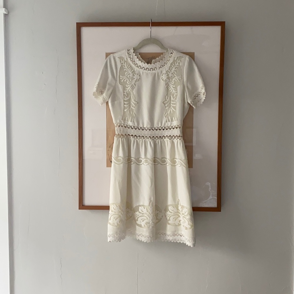 Luxe Apothotique Cream Dress